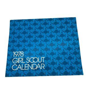 Vintage 1978 Girl Scout Calendar Colorful Illustrations & Photographs USA